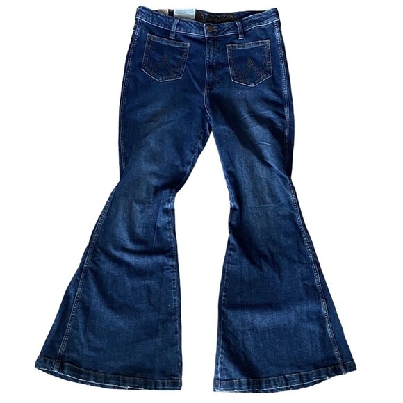 Wrangler Retro Jeans Victoria High Rise Flare Denim Jeans 112321422 NWT 31 X 34 - Picture 7 of 13